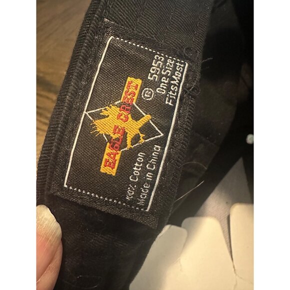 U.S. Army Embroidered Cap We Hold The Cards Since 1775 Eagle Crest Black Adjusta - Picture 8 of 10